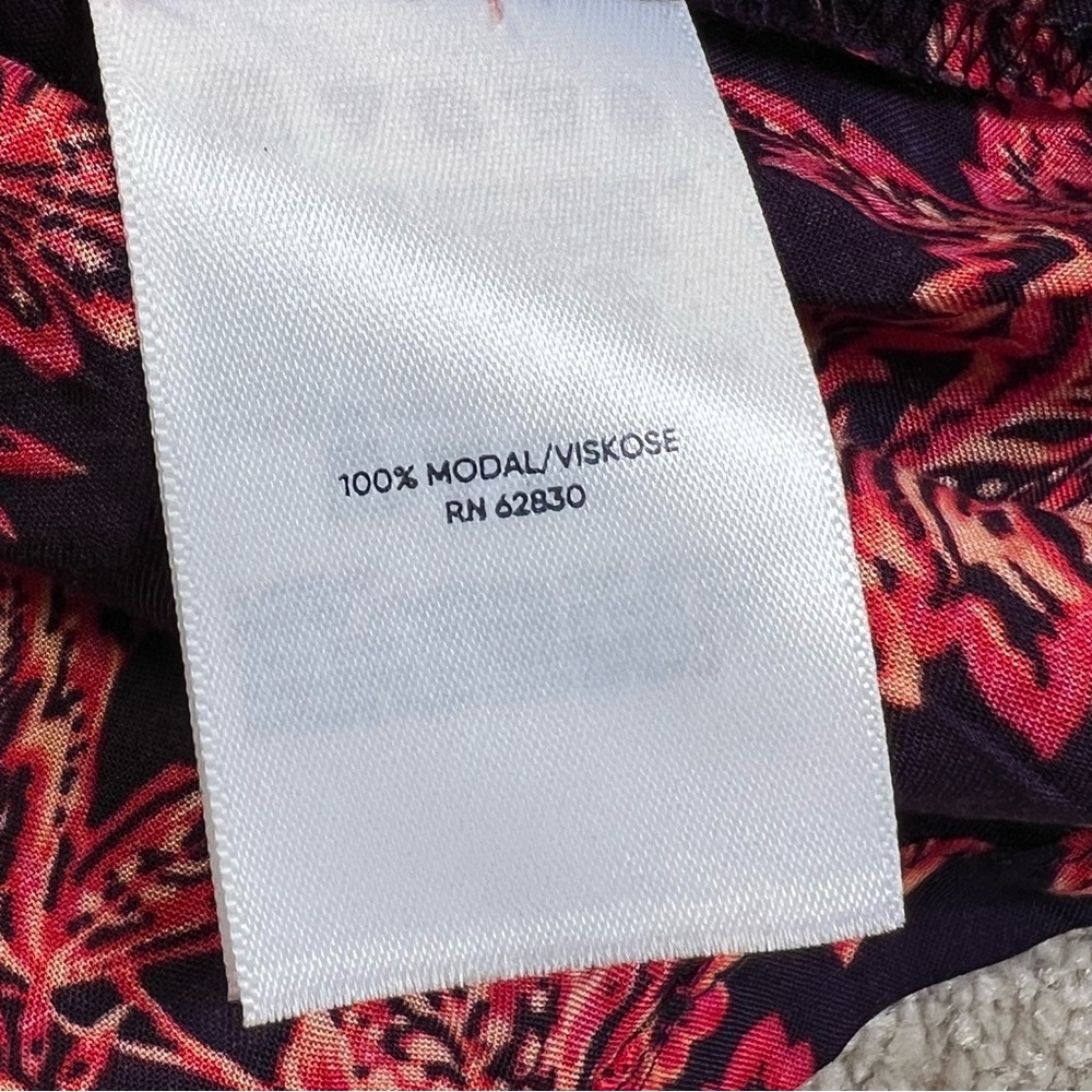 Lands End Floral Dress Lightweight Flowy Short Sleeveless Women's XL-XXL - Picture 8 of 9
